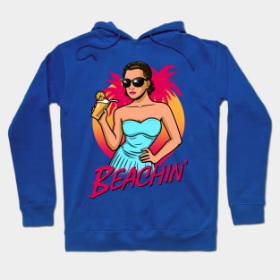 Cool 80's Spring Break Beach Funny Saying Hoodie